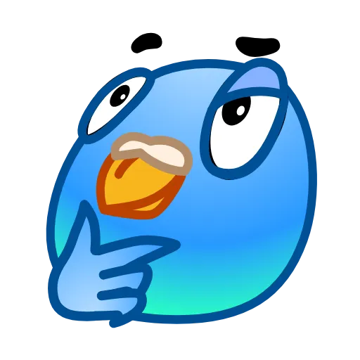 Стикер 20 Pigeon Emoji