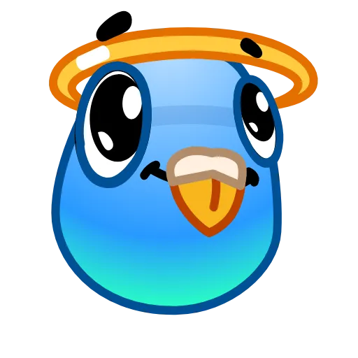 Стикер 3 Pigeon Emoji