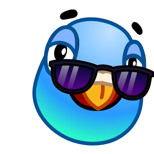 Стикер 11 Pigeon Emoji