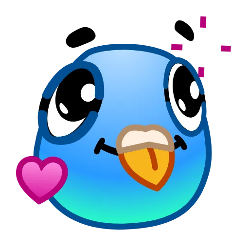 Стикер 7 Pigeon Emoji