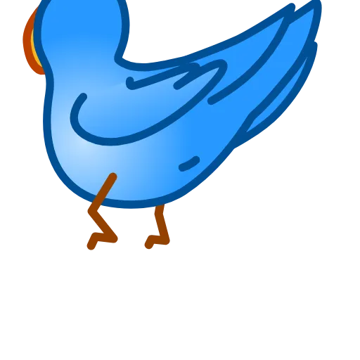 Стикер 39 Pigeon Emoji