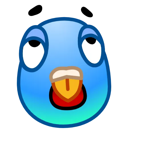 Стикер 14 Pigeon Emoji