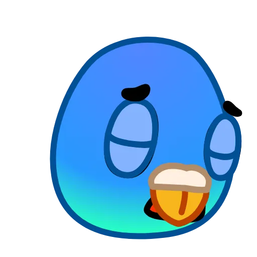 Стикер 19 Pigeon Emoji