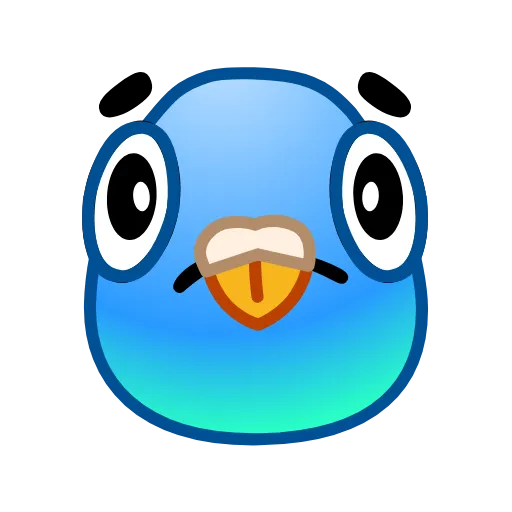 Стикер 18 Pigeon Emoji