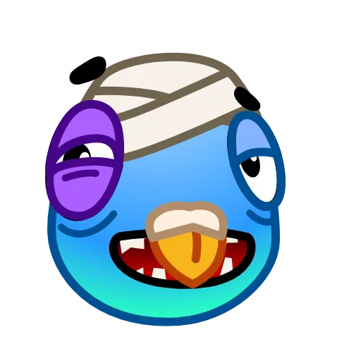 Стикер 30 Pigeon Emoji