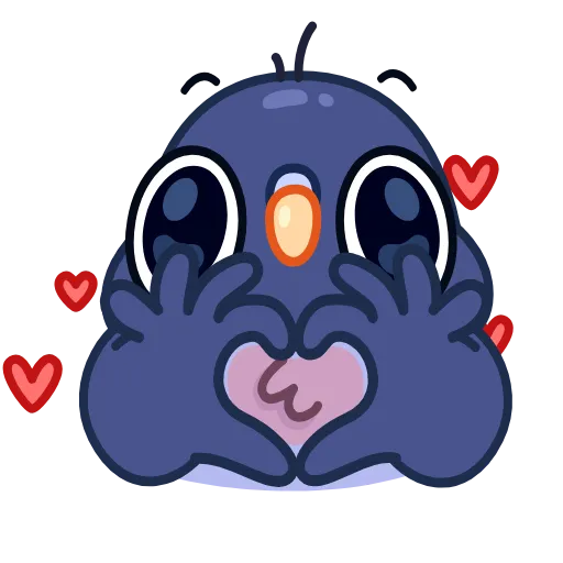 🥰 Эмодзи «Голубчик» для Telegram