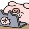 Стикер 28 Piggos