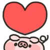 Стикер 33 Piggos