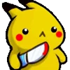Стикер 6 Pikachu Pokemon - анимированный пикачу