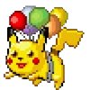 Стикер 29 Pikachu Pokemon - анимированный пикачу