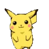 Стикер 3 Pikachu Pokemon - анимированный пикачу