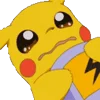 Стикер 28 Pikachu Pokemon - анимированный пикачу