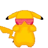 Стикер 51 Pikachu Pokemon - анимированный пикачу