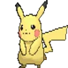 Стикер 34 Pikachu Pokemon - анимированный пикачу