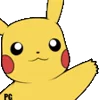 Стикер 38 Pikachu Pokemon - анимированный пикачу