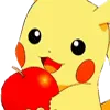 Стикер 56 Pikachu Pokemon - анимированный пикачу