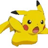 Стикер 21 Pikachu Pokemon - анимированный пикачу