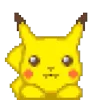 Стикер 4 Pikachu Pokemon - анимированный пикачу