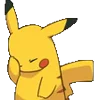Стикер 43 Pikachu Pokemon - анимированный пикачу
