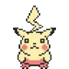 Стикер 9 Pikachu Pokemon - анимированный пикачу
