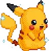 Стикер 47 Pikachu Pokemon - анимированный пикачу