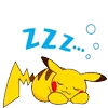 Стикер 40 Pikachu Pokemon - анимированный пикачу