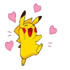 Стикер 31 Pikachu Pokemon - анимированный пикачу