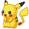 Стикер 25 Pikachu Pokemon - анимированный пикачу