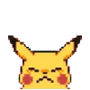 Стикер 39 Pikachu Pokemon - анимированный пикачу