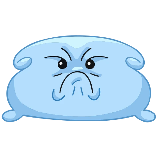 😤 Стикер «Подушка» для Telegram