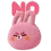 Стикер 8 ☺️ Pink Bunny's Daily Life - розовая плюшевая зайка