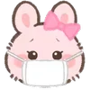 Стикер 25 Pink Bunny