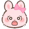 Стикер 20 Pink Bunny