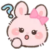 Стикер 26 Pink Bunny