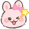 Стикер 11 Pink Bunny