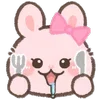 Стикер 31 Pink Bunny