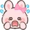 Стикер 21 Pink Bunny