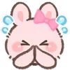 Стикер 22 Pink Bunny