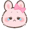 Стикер 15 Pink Bunny