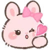 Стикер 14 Pink Bunny