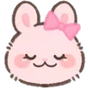 Стикер 4 Pink Bunny