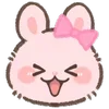 Стикер 3 Pink Bunny