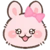 Стикер 9 Pink Bunny