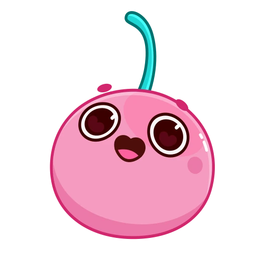 Стикерпак Pink Cherry для Telegram — скачать