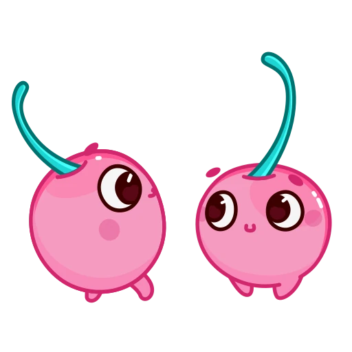 😘 Стикер «Pink Cherry» для Telegram