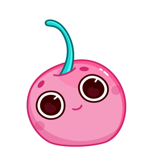 😉 Стикер «Pink Cherry» для Telegram