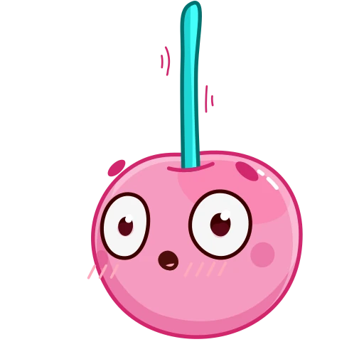 😍 Стикер «Pink Cherry» для Telegram
