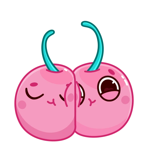 🤗 Стикер «Pink Cherry» для Telegram