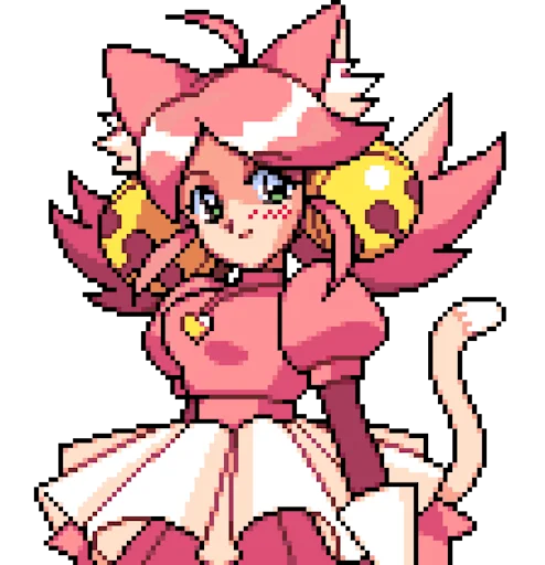 😊 Стикер «Deltarune Pink (Cutie Mew Mew)» для Telegram