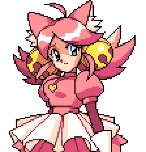 😕 Стикер «Deltarune Pink (Cutie Mew Mew)» для Telegram